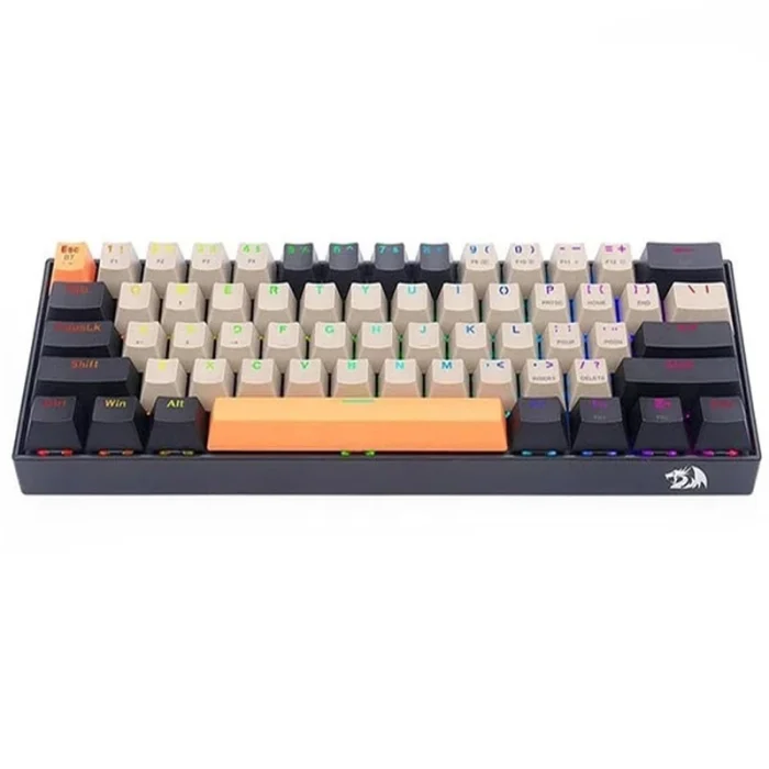کیبورد مکانیکال گیمینگ ردراگون مدل Dragonic Elite K530 Pro  با سوییچ قرمز و قابلیت تعویض سریع، اندازه Tenkeyless 60%، اتصال دوگانه بی‌سیم بلوتوث 5.0 و دانگل 2.4 گیگاهرتز - Image 4