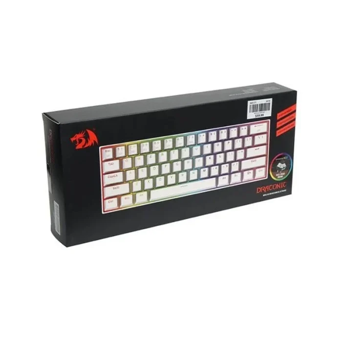 کیبورد مکانیکال گیمینگ ردراگون مدل Dragonic Elite K530 Pro  با سوییچ قرمز و قابلیت تعویض سریع، اندازه Tenkeyless 60%، اتصال دوگانه بی‌سیم بلوتوث 5.0 و دانگل 2.4 گیگاهرتز - Image 5