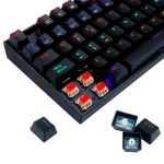 کیبورد مکانیکال گیمینگ ردراگون مدل Dragonic Elite K530 Pro  با سوییچ قرمز و قابلیت تعویض سریع، اندازه Tenkeyless 60%، اتصال دوگانه بی‌سیم بلوتوث 5.0 و دانگل 2.4 گیگاهرتز - Image 3