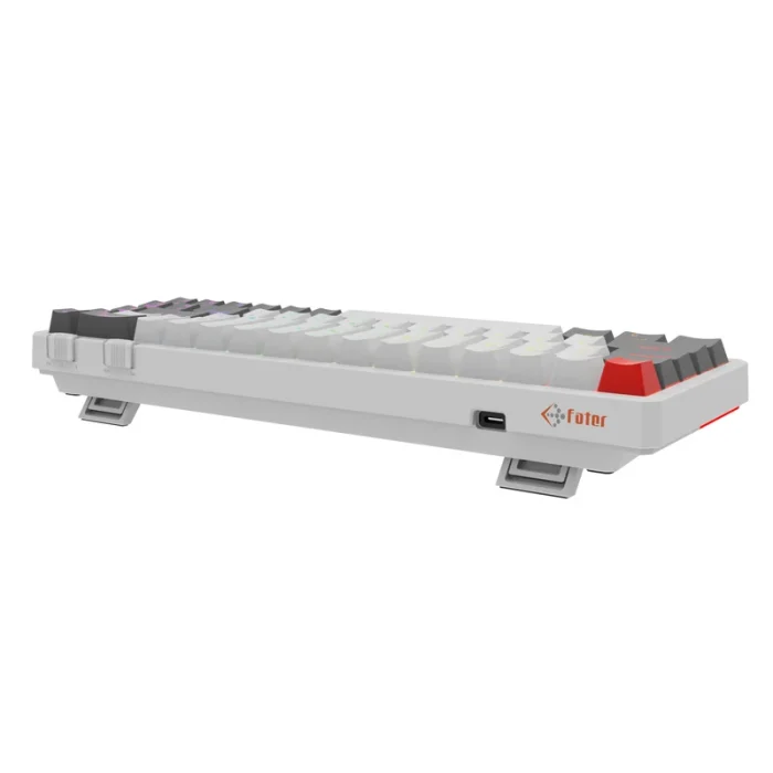 کیبورد مکانیکال گیمینگ فاطر مدل  (KCR-8000B)، با سوییچ قرمز، طرح Tenkeyless، نورپردازی RGB - Image 5