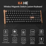 کیبورد مکانیکال گیمینگ کیکورن مدل K4 HE Custom Magnetic Switch - Image 7