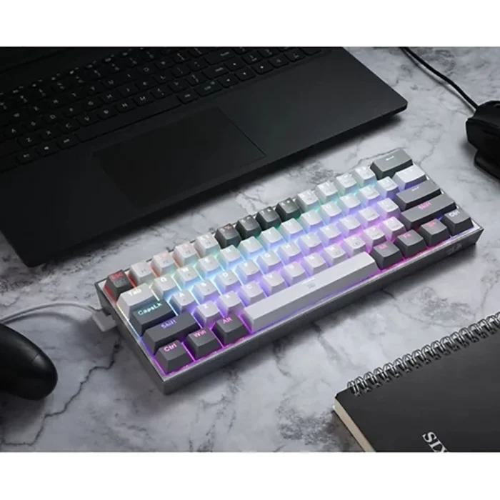 کیبورد مکانیکی ردراگون K617 Fizz | Red Switch RGB Hot-Swap - تصویر 5