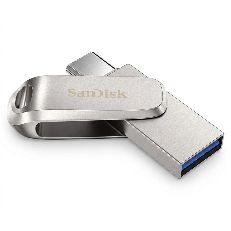 فلش مموری سن دیسک Ultra Dual Drive Luxe 128GB