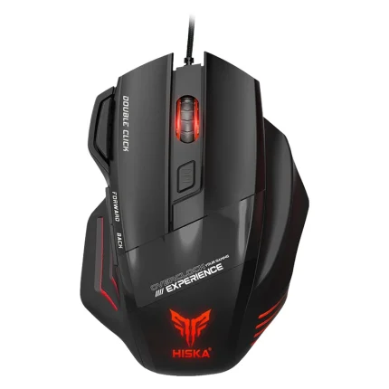 ماوس گیمینگ هیسکا HX-MOG310 با نورپردازی RGB و اتصال سیمی USB