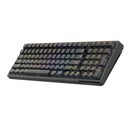 کیبورد گیمینگ مکانیکی هیسکا مدل HX-KEG460 با نورپردازی RGB