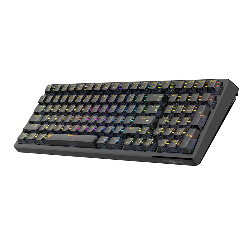 کیبورد گیمینگ هیسکا مدل HXKEG460 کیبورد گیمینگ مکانیکی هیسکا مدل HX-KEG460 با نورپردازی RGB